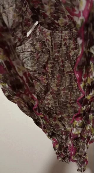 Top seda y viscosa multicolor
