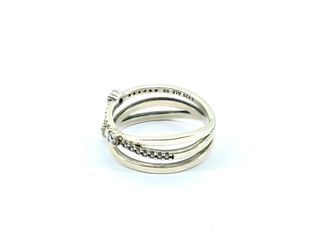 anillo plata 925mm con circonita