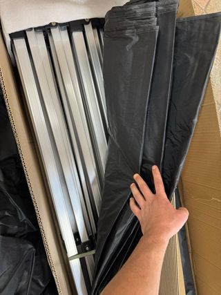 Carpa plegable 6x3 negra