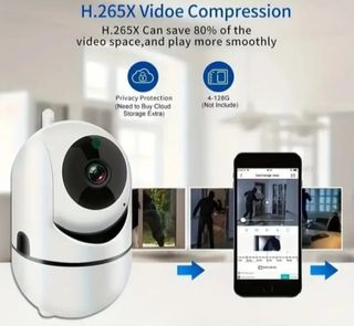 CÁMARA WI-FI CON TARJETA 64GB