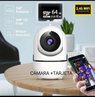 CÁMARA WI-FI CON TARJETA 64GB