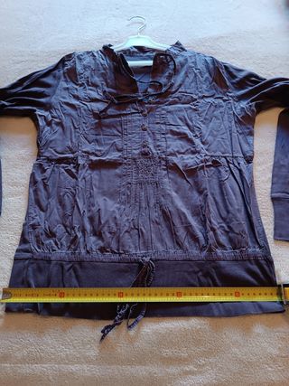 Blusa Lila Manga Larga Talla L