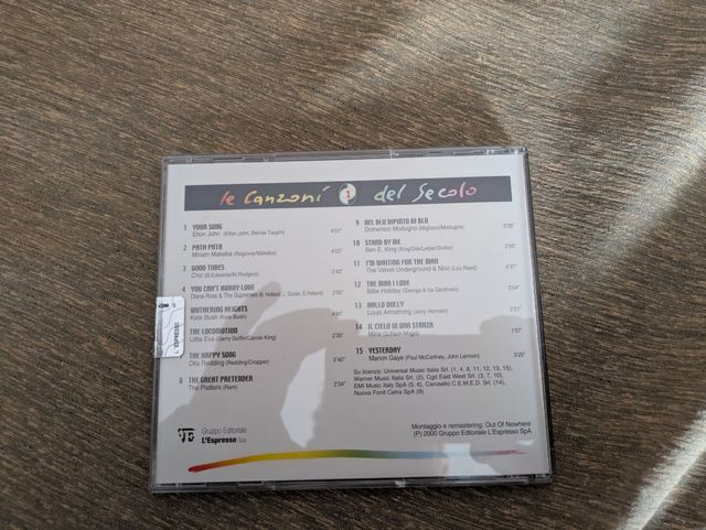 CD Le Canzoni del Secolo