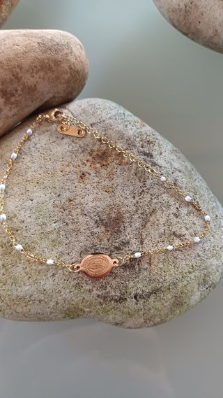 Pulsera Rosario Acero