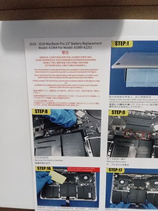 Recambio MacBook Pro 13'' 2018-2020