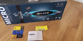 Patinete Micro Sprite LED Azul