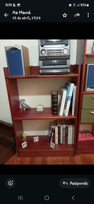 Estanteria Libreria Granate