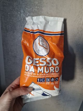Gesso da muro 1kg - presa rapida