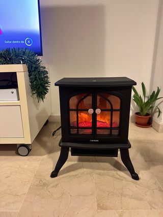 Chimenea eléctrica Cecotec - Nueva