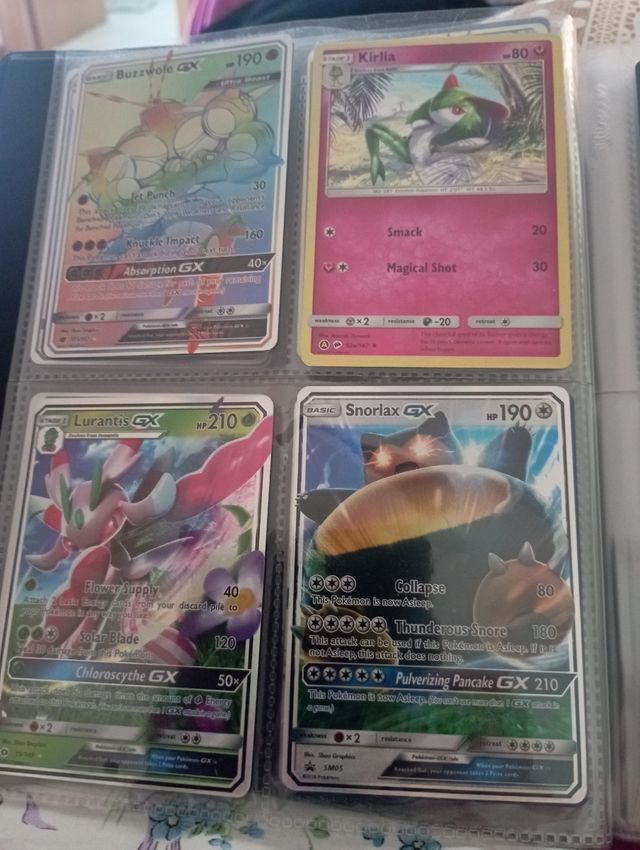 Carte Pokemon GX - Lotto da 8