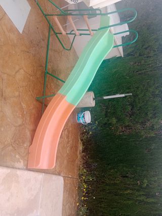Tobogán infantil - Verde & Naranja