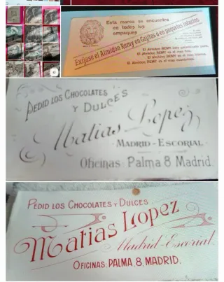 Antigüedades: Publicidad chocolate