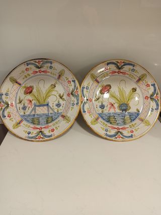 PLATOS DECORATIVOS DE CERÁMICA