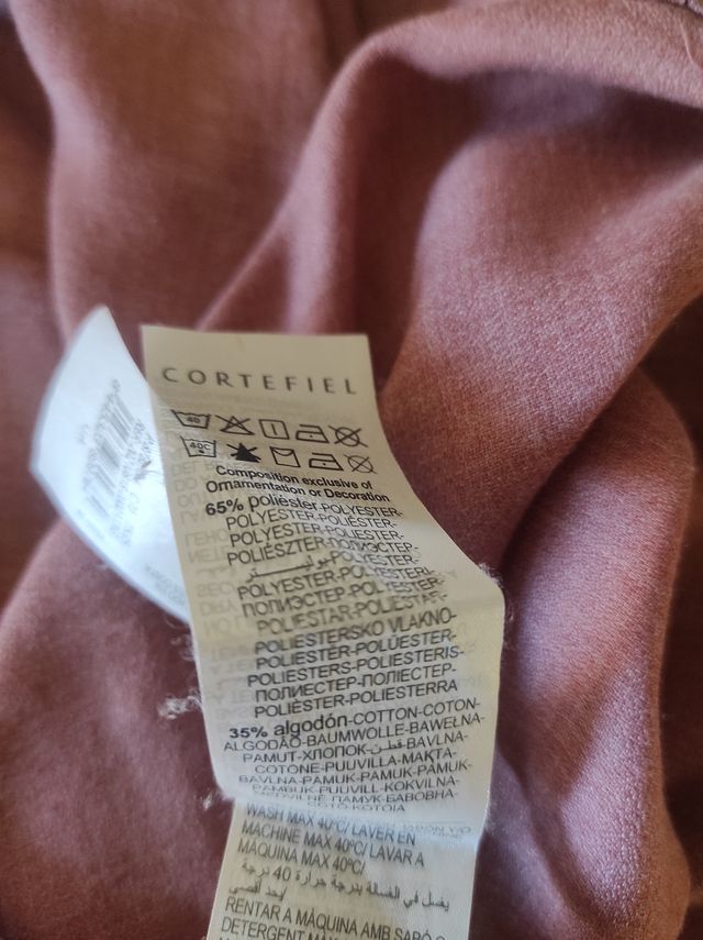 Blusa manga larga rosa / malva