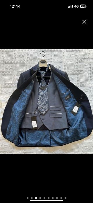 Traje Roberto Vicenti Azul - Boda
