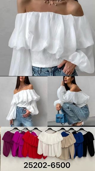 Blusa volantes