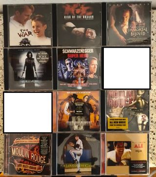 104 CD BANDA SONORA o minimo 5x25€