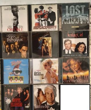 104 CD BANDA SONORA o minimo 5x25€