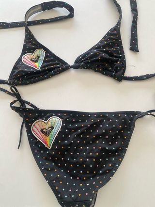 Bikini Roxy - Talla M - Negro/Multicolor