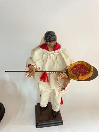 Statua Pulcinella Pizzaiolo
