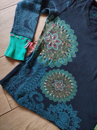 Jersey Desigual - Negro y Verde