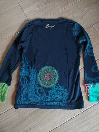 Jersey Desigual - Negro y Verde