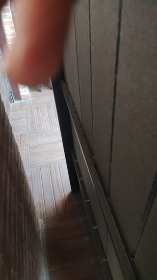 Mesa de jardín aluminio gris