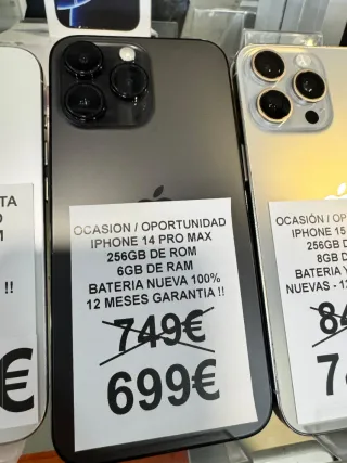 IPhone 15 Pro Pro Max 256GB 6GB RAM - Como nuevo