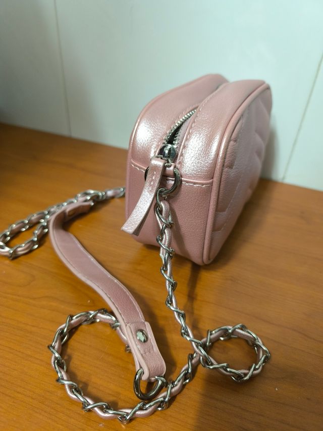 Bolso bandolera rosa