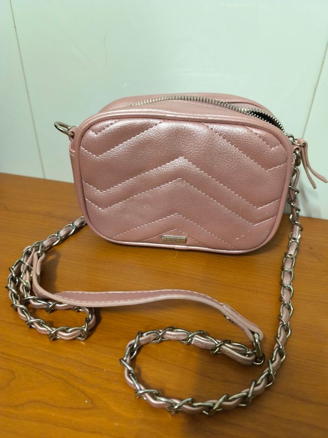 Bolso bandolera rosa