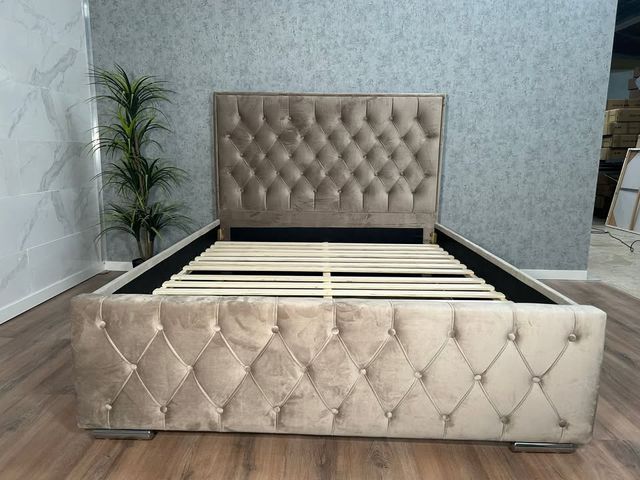 CAMA CON CABECERO Y ESTRUCTURA SOMIER DE 135*190