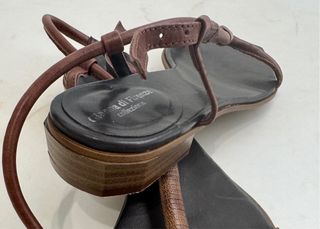 Sandalias Claudia di Firenze planas marrones
