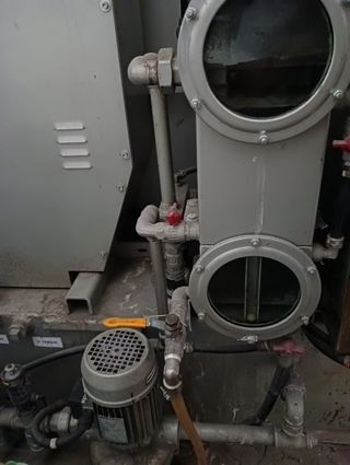 Lavadora industrial. limpieza en seco