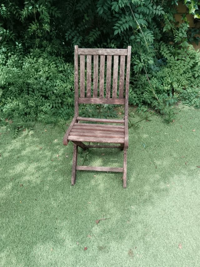 Sillas Plegables de Madera