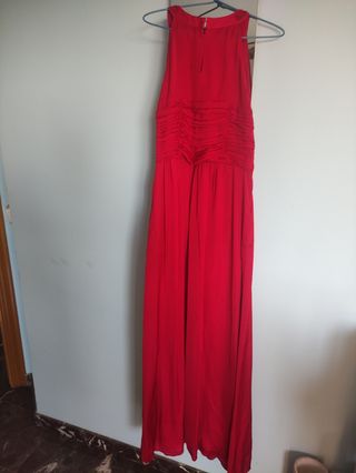 Vestido Tintoretto rojo largo