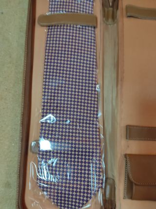 Estuche corbatas con cremallera 