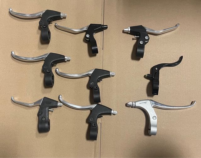 Manetas freno bicicleta puente