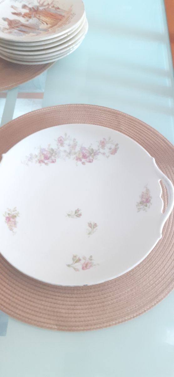 Vassoio in porcellana Limoges