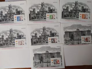 150 Aniversario Primer Sello Español Carpeta sello