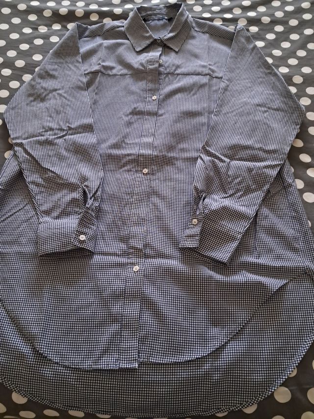 Camisa Zara Basic a cuadros L