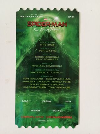 Megaentrada Spider-man UCM