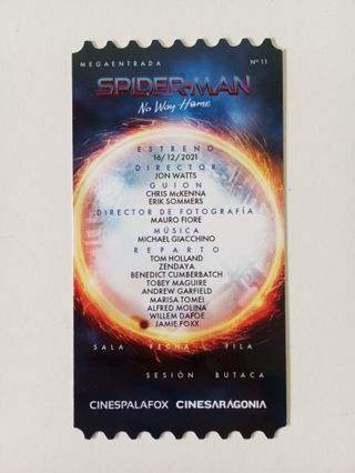 Megaentrada Spider-man UCM