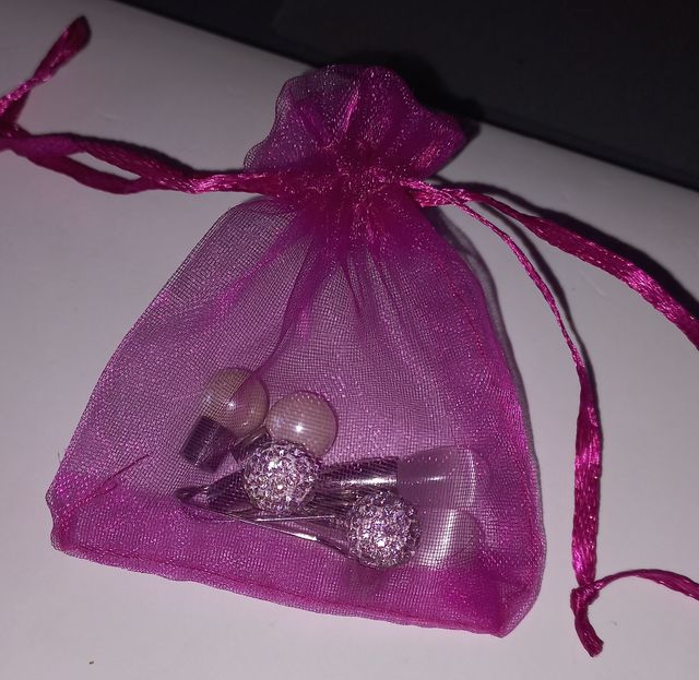 3 orecchini in 1, acciaio inossidabile