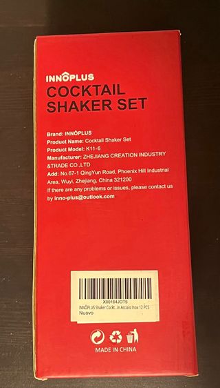 Set Cocktail Shaker INNOPLUS 12pz