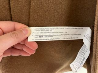 Abrigo marrón hombre talla S