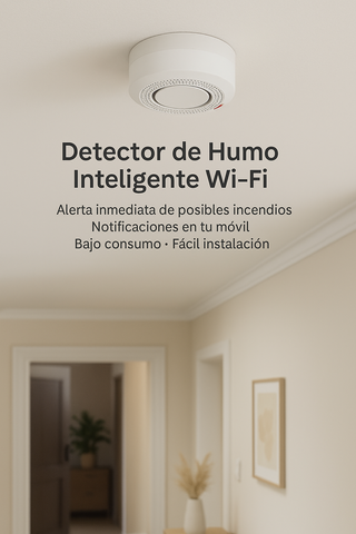 Pack 2 detectores humo, co2 + 2 fuga agua