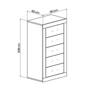 Sinfornier 5 cajones
