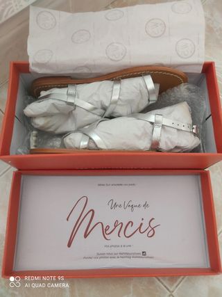 Sandalias White Sun Plata
