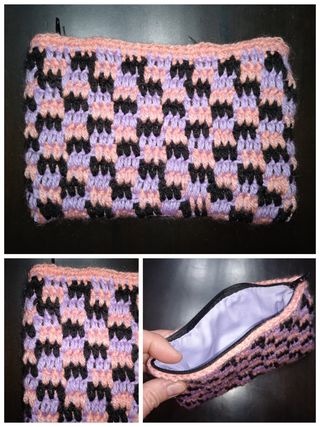 Monedero Ganchillo 3 colores