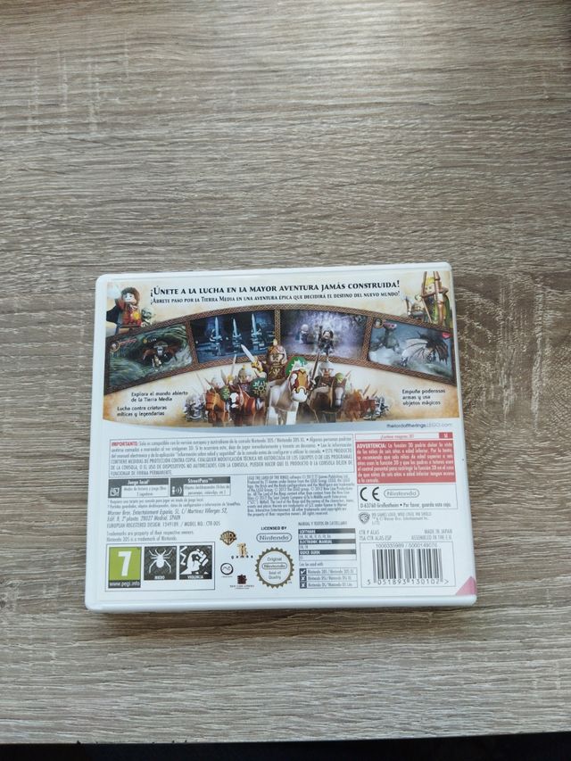 El señor de los anillos Lego Nintendo3DS